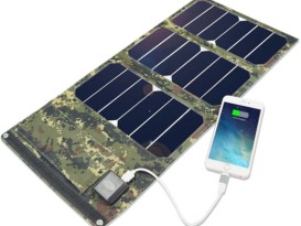 太陽(yáng)能折疊包戶(hù)外旅行家用折疊便攜移動(dòng)電源太陽(yáng)能手機充電器EVA太陽(yáng)膜280g