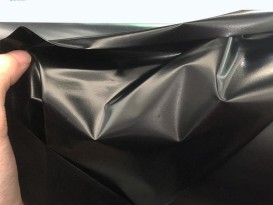 tpu黑色薄膜 高彈性防水透氣耐高溫服裝商標材料廠(chǎng)家直供